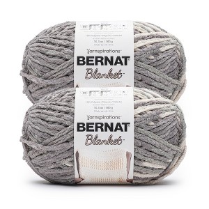 Bernat Blanket Big Ball Yarn 24 Pack-Silver Steel - 1 of 4
