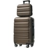 Grungis 6-Piece Hardshell Luggage Set with Dual Spinner Wheels,Lightweight & Durable ABS Hardside ABS Luggage Suitcases - 2 of 4