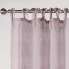 Awesome Home  Grayson Stripe Sheer Tie Top Curtains Pair - 2 of 4