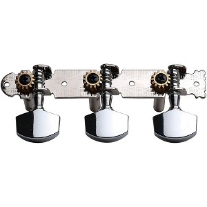 Ping Duel Mount Plate -Steel Metal Set Guitar Tuning Machines. - 1 of 2