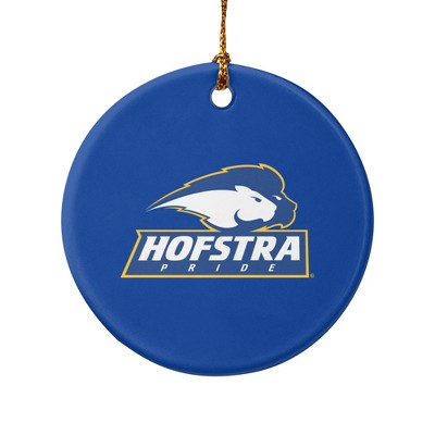 Hofstra University Lions Logo Porcelain Holiday Christmas Tree Ornament