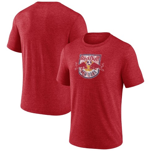 Mls New York Red Bulls Men's Throwback Tri-blend T-shirt : Target