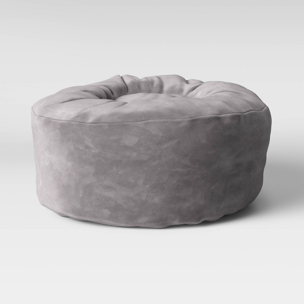 Photos - Bean Bag Sensory Friendly Cocoon Kids' Seat Gray - Pillowfort™