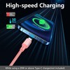 USB C to USB C Charger Cable, 5 Pack Type C Fast Charging Cord High Data & Transfer Wire Compatible for iPhone Controller Samsung Galaxy(Pink) - 2 of 4