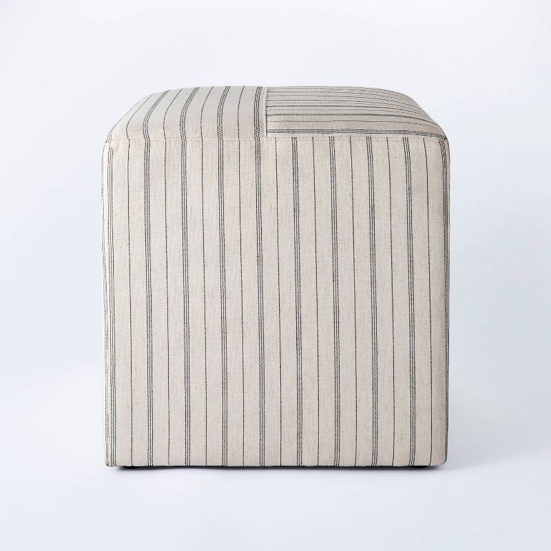 Lynwood Square Upholstered Cube Ottoman - Threshold™ designed with Studio McGee, 4 of 19