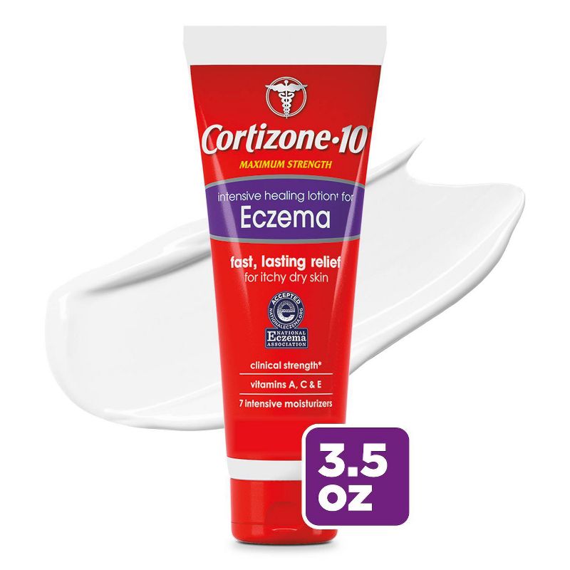 Cortizone 10 Intensive Healing Lotion for Eczema Itchy and Dry Skin - 3.5oz, 1 of 11