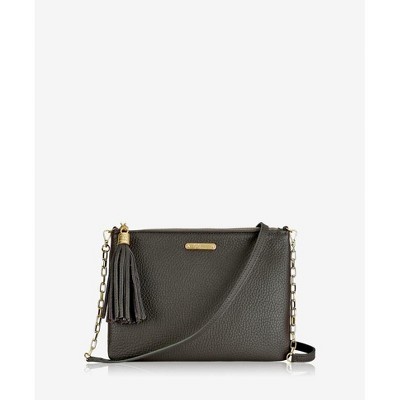  GiGi New York Gray Chelsea Crossbody Bag 