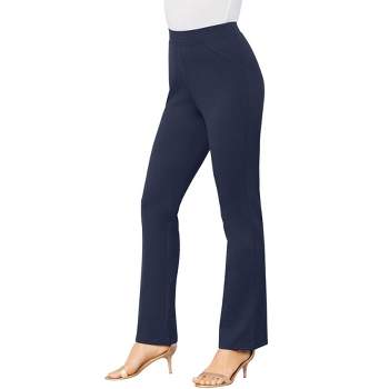 Roaman's Women's Plus Size Tall Classic Bend Over Pant - 20 T