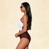 Women's Colorblock Mesh Insert Back Hook One-Piece Swimsuit - Cupshe - 2 of 4