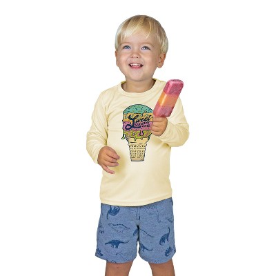 Vapor Apparel UPF 50+ UV Sun Protection Toddler Long Sleeve Rash Guard Swim Shirt