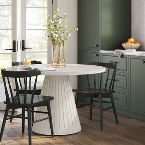Wooden Barrel Dining Chair - Threshold™ - 1 of 4