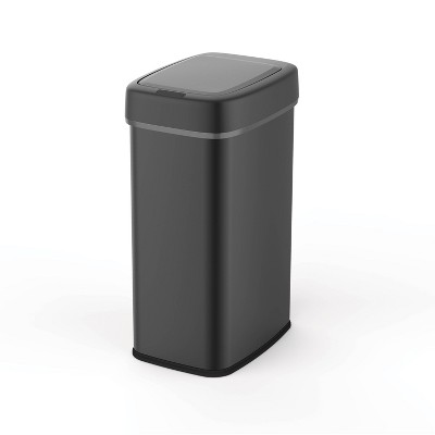 Nine Stars 18.5gal Motion Sensor D-shape Stainless Steel Recycling Trash  Can : Target