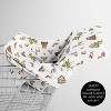 Sweet Jojo Designs Boy, Girl, Unisex/Gender Neutral 5-in-1 Multi Use Baby Nursing Cover Watercolor Woodland Forest Animals Multicolor - 4 of 4