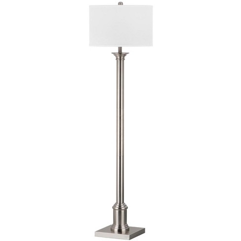 Livia 60 Inch H Floor Lamp - Nickel - Safavieh - image 1 of 4