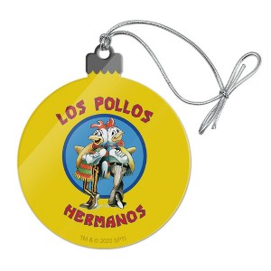 Breaking Bad Los Pollos Hermanos Acrylic Christmas Tree Holiday Ornament - 1 of 4