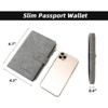 Clotth Travel Wallet - Slim RFID Blocking Passport Holder for Women & Men with Zipper Pocket & Card Slot,Fashionable & Easy-to-Use Organizer - 3 of 4