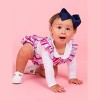 RuffleButts Baby Girls Knit Long Sleeve Ruffle Peter Pan Bodysuit - 3 of 4