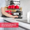 DOMETOUR Upgraded 3-Tier Dish Drying Rack with Automatic Drainage, Rust-Proof 2-Tray DesignOrganizers and Storage for Kitchen Counter - 4 of 4