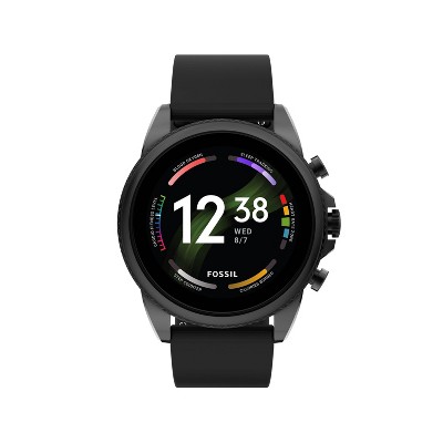 Fossil Gen 6 Smartwatch 44mm - Black with Black Silicone