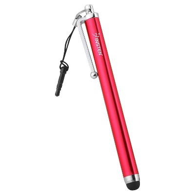 Insten Universal Touchscreen Stylus Pen Compatible with iPad, iPhone, Chromebook, Tablet, Samsung, Touch Screens, Red