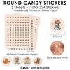 My First Rodeo - Little Cowboy 1st Birthday Party Small Round Candy Stickers - Party Favor Labels - 324 Count - 3 of 4