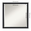 Amanti Art Bethany Beveled Wood Framed Bathroom Vanity Wall Mirror - 3 of 4