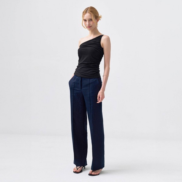 Top fruncido de un hombro para mujer - A New Day™ 4