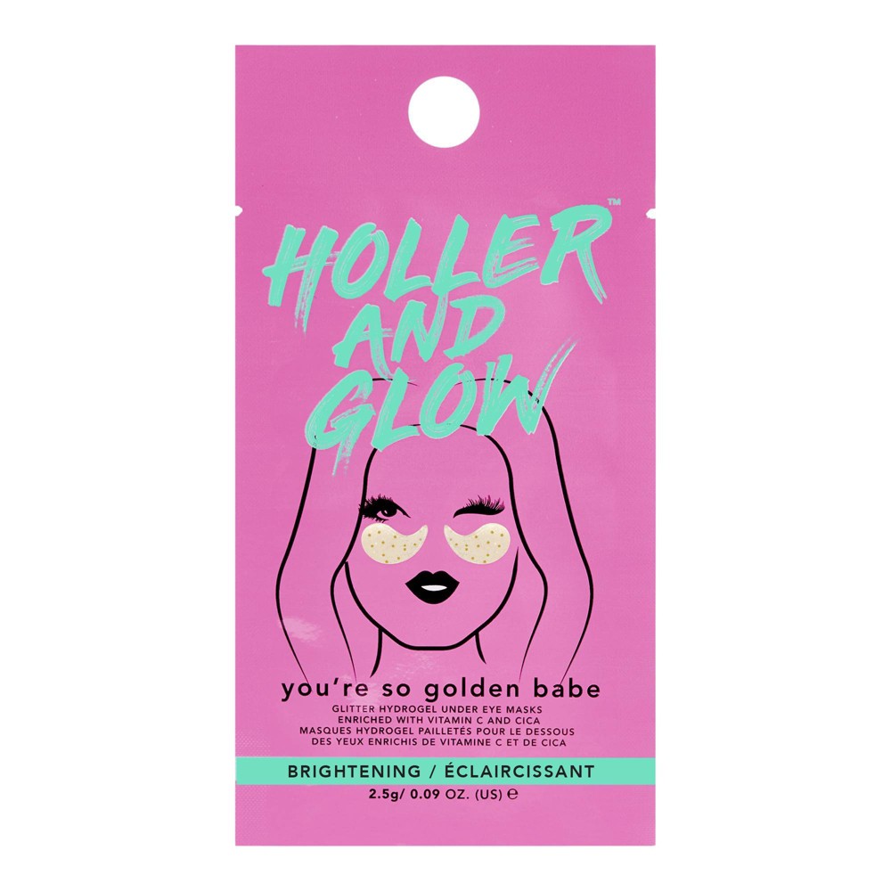 Holler and Glow You're So Golden Babe Under Eye Mask - 0.09oz