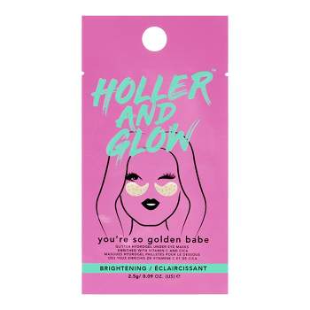 Holler and Glow You're So Golden Babe Under Eye Masks - 0.09oz/2pc
