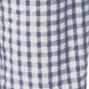 navy white gingham