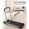 REDLIRO Under Desk Treadmill 2 in 1  Compact Folding Treadmills  2.25HP  Remote Control for Home, Silver - 4 of 4