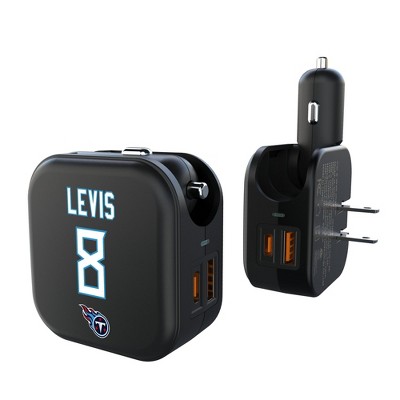 NFL Tennessee Titans Players Game Tactic 18-Watt 2 in 1 USB A/C Charger
