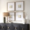 Uttermost Now & Then Abstract Art Set of 4 – Acrylic Canvas Panels with Pine Frame for Contemporary and Geometric Wall Decor - 3 of 4