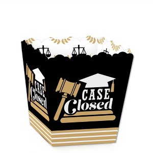 Big Dot of Happiness Law School Grad - Party Mini Favor Boxes - Future Lawyer Graduation Party Treat Candy Boxes - Set of 12 - 1 of 4