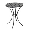 27.75"LOVMOR 2 - Person Round Outdoor Dining Set,White - 2 of 4