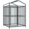 vidaXL Outdoor Dog Kennel with Roof 47.2"x47.2"x59" - 3 of 4