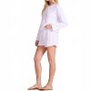 Women's Roll Cuff Tie Waist Short - bobi - 2 of 4
