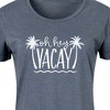 Women's - Instant Message - Oh Hey Vacay Graphic T-shirt Dress - 2 of 4