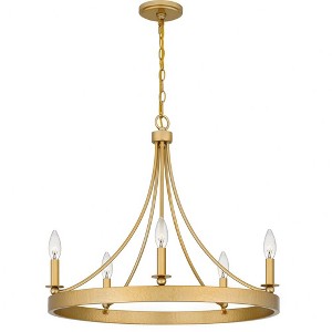 Quoizel Lighting Aspyn 5 - Light Chandelier in  Light Gold - 1 of 4