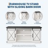 Homhougo TV Stand for TVs up to 65" White - 3 of 4