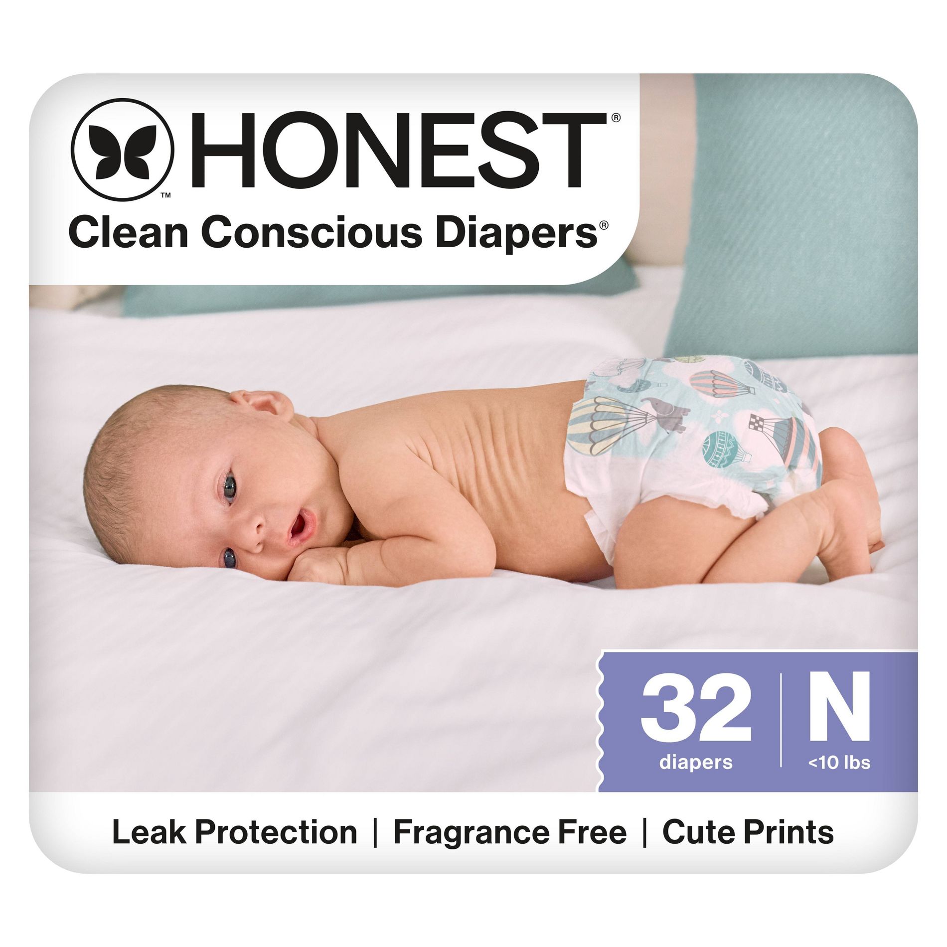 The Honest Company Clean Conscious Disposable Diapers - (Select Size and Pattern)