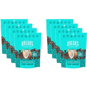 Scharffen Berger Breaks Oat Milk Chocolate with Coconut Sugar + Coconut and Quinoa Bark - Case of 8 - 4.5 oz - 1 of 2