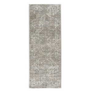 LIVN CO. Geometric Traditional Vienna Tiled Border Area Rug - 1 of 4