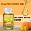 B Beworth Pumpkin Seed Oil Capsules (2,000mg/serving) - for Hair Growth, Youthful Skin - 120 Ct - 2 of 4