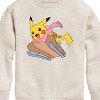 Boys' - Pokémon - Pikachu Sledding Graphic Long Sleeve Fleece Sweatshirt - 2 of 4
