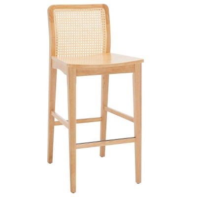 Benicio Natural Rattan Bar Stool Set of 2