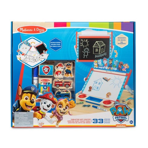 Melissa & Doug Paw Patrol Easel/table Top Art Activity Center : Target