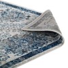 Modway Entourage Kensie Distressed Vintage Floral Moroccan Trellis Area Rug, 5x8, Ivory and Blue - 4 of 4