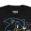 Seven Times Six Sonic The Hedgehog Shirt For Boys Glow-In-The-Dark Neon Graphic T-shirt Black - 4 of 4