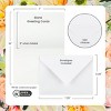 New York Central Folded Watercolor Cards with Envelopes - 5" x 7" - 140lb Cold Pressed, Bright White 100% Cotton - Archival Acid-Free Watercolor Paper - 4 of 4